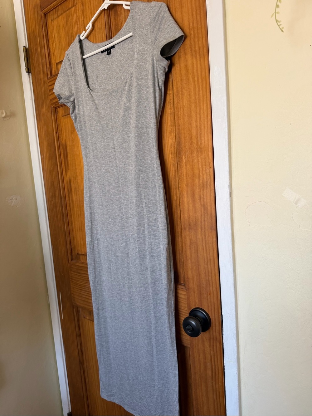 See You Monday Women's Grey Short-Sleeve Maxi Dress - Picture 3 of 10
